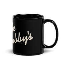 Load image into Gallery viewer, Meet Me @ Bobby’s Black Glossy Mug